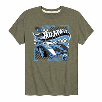 Boys 8-20 Hot Wheels Blue Race Car Graphic Tee