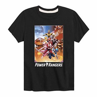Boys 8-20 Power Rangers Retro Comic Book Graphic Tee