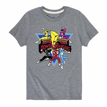 Boys 8-20 Power Rangers Comic Art Graphic Tee