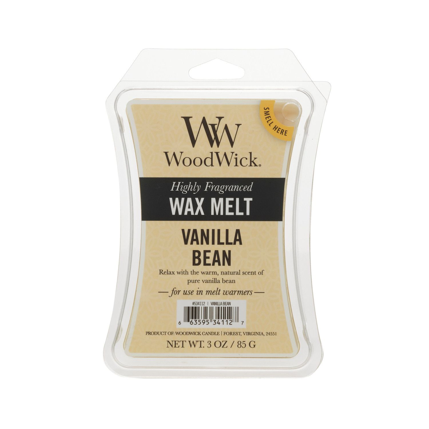 WoodWick Vanilla Bean 3-oz. Wax Melt 6-piece Set