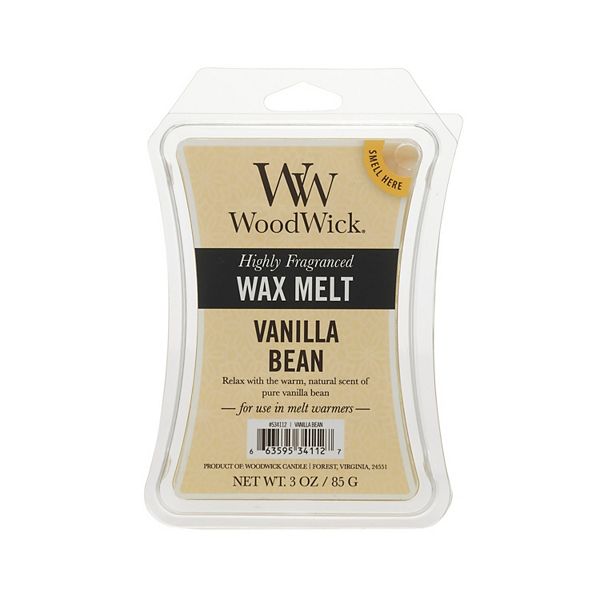 WoodWick Vanilla Bean 3oz. Wax Melt 6piece Set