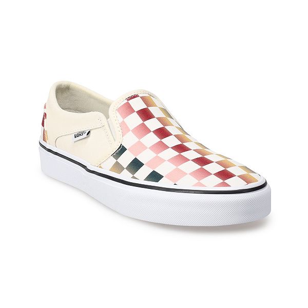 Vans® Asher Multi Checker Women's Slip-On