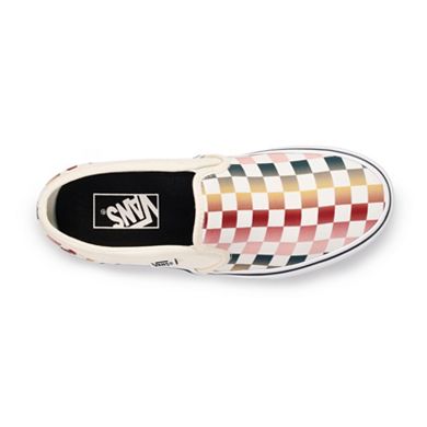 Vans® Asher Multi Checker Women's Slip-On Shoes