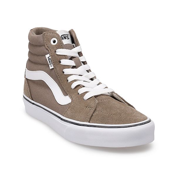 Tan vans shop high tops