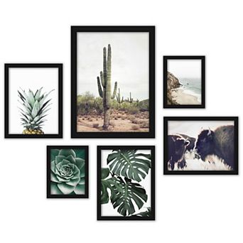 Americanflat Southwest Framed Wall Art 6 pc Set