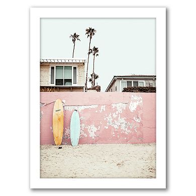 Americanflat Southwest Beach Framed Wall Art 6-piece Set