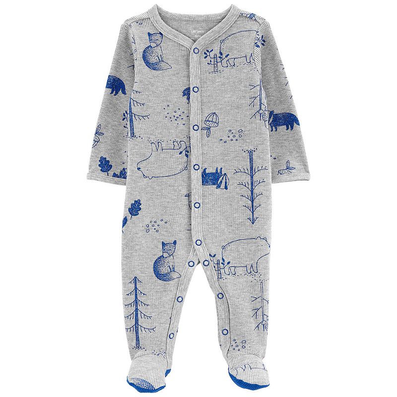Baby Boy Carters Woodland Snap-Up Thermal Sleep & Play, Infant Boys, Size