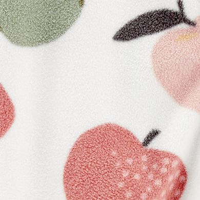Baby Girl Carter's Fruit Zip Fleece Sleep & Play