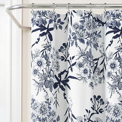 Lush Decor Botanical Garden Shower Curtain