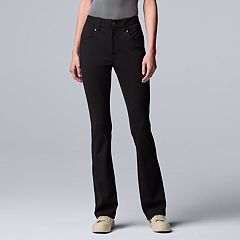 Women's Simply Vera Vera Wang Mid Rise Pintuck Ponte Skinny Pants