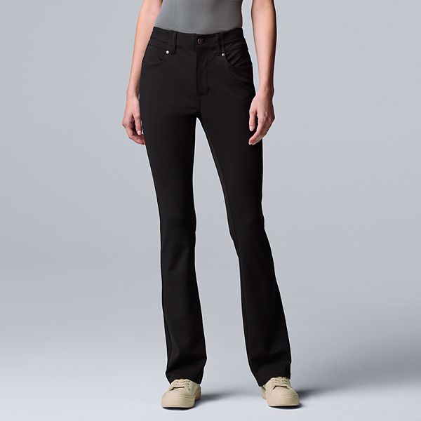 Women's Simply Vera Vera Wang High-Rise Ponte Bootcut Pants - Vera Black (X  LARGE) – Kohl's Inventory Checker – BrickSeek