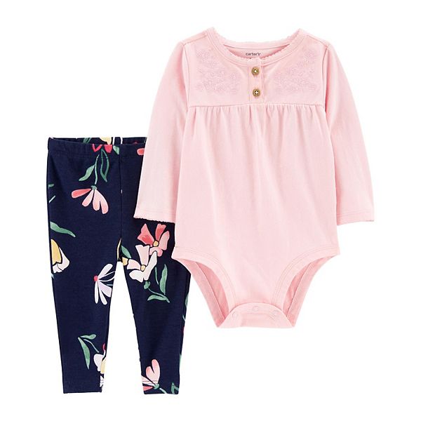 Baby Girls Carter's 2Piece Bodysuit & Pants Set