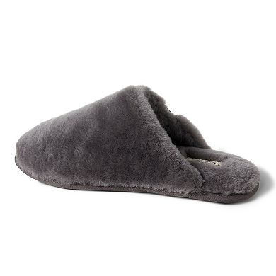 Dearfoams Broome Genuine Shearling Men's Scuff Slippers