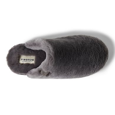 Dearfoams Broome Genuine Shearling Men's Scuff Slippers