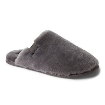 Fireside by Dearfoams Broome Genuine Shearling Men's Scuff Slippers