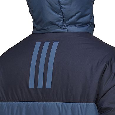 Men's adidas 3-Stripes Puffy Hooded Jacket