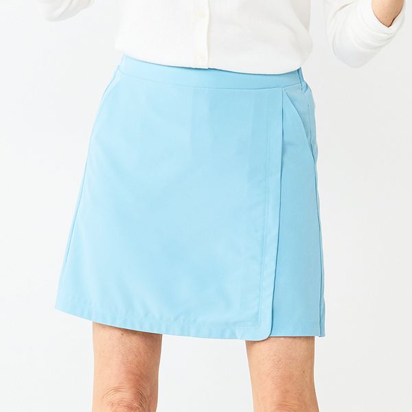 Women's Croft & Barrow® Classic Comfort Collection Faux Wrap Skort