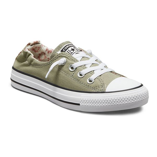 Olive green cheap converse shoreline