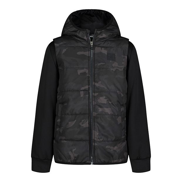 Under armour best sale boys camo jacket