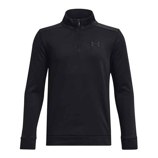 Boys 8-20 Under Armour Fleece Pullover - Black (SMALL)