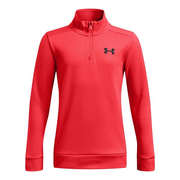 Boys 8-20 Under Armour Fleece Pullover - Racer Red (LARGE)