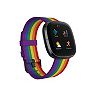 Fitbit Versa 3/Sense Woven Rainbow Accessory Band