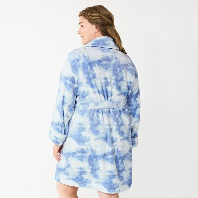 Plus Size Sonoma Goods For Life® Short Plush Robe