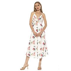 Kohls white floral outlet dress