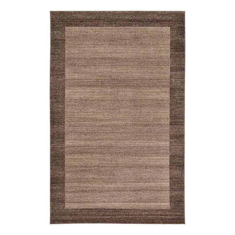 Unique Loom Abigail Del Mar Rug, Brown, 8Ft Sq