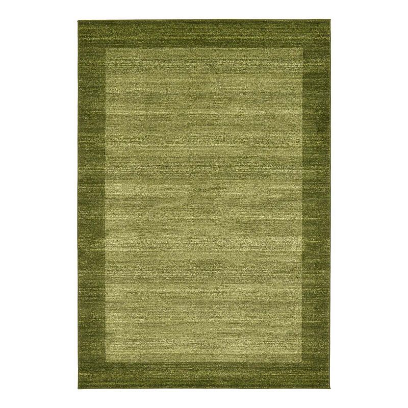 Unique Loom Abigail Del Mar Rug, Green, 8Ft Rnd