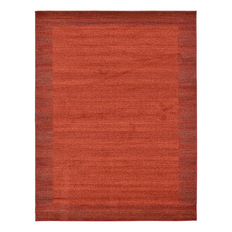 Unique Loom Abigail Del Mar Rug, Red, 6Ft Rnd