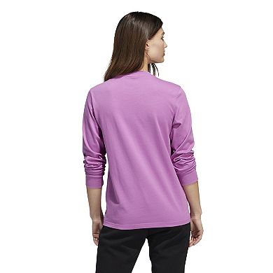 Women'S Adidas Floral Logo Long Sleeve T-Shirt
