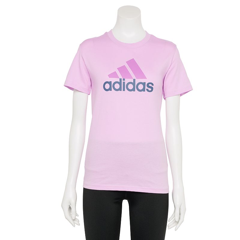 54692794 Womens adidas Classic 2-Tone Logo Graphic T-Shirt, sku 54692794