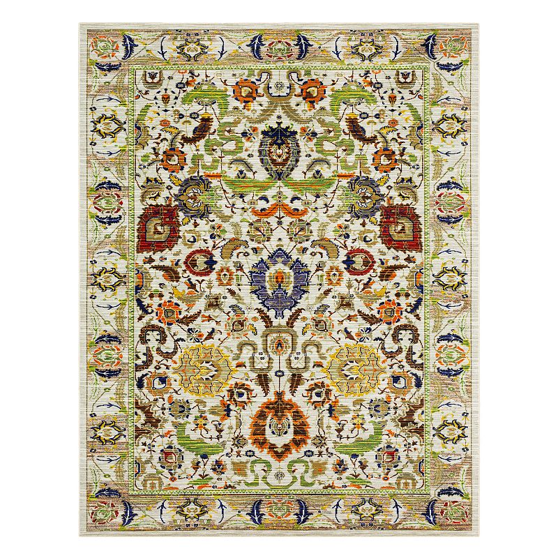 Mohawk Home Silvie Area Rug, Beig/Green, 8X10 Ft