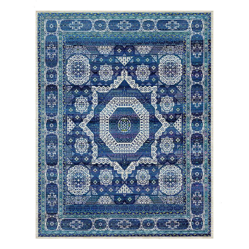 Mohawk Home Haydn Area Rug, Blue, 2.5X10 Ft