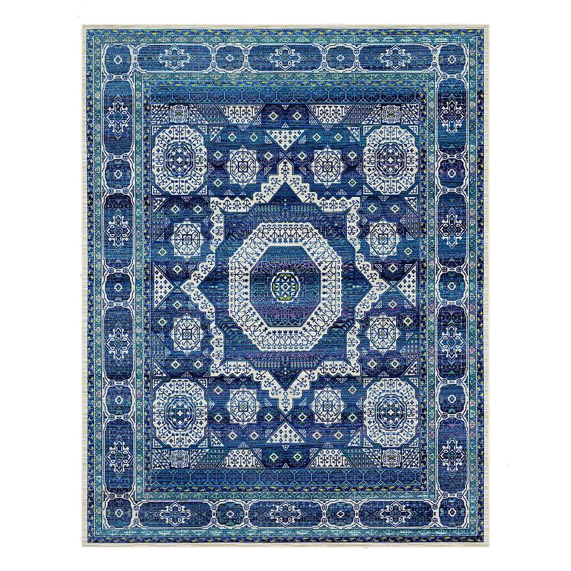 37752308 Mohawk Home Haydn Area Rug, Blue, 3X5 Ft sku 37752308