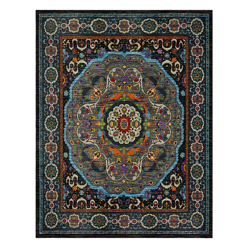 Mohawk Home Andile Area Rug, Black, 8X10 Ft