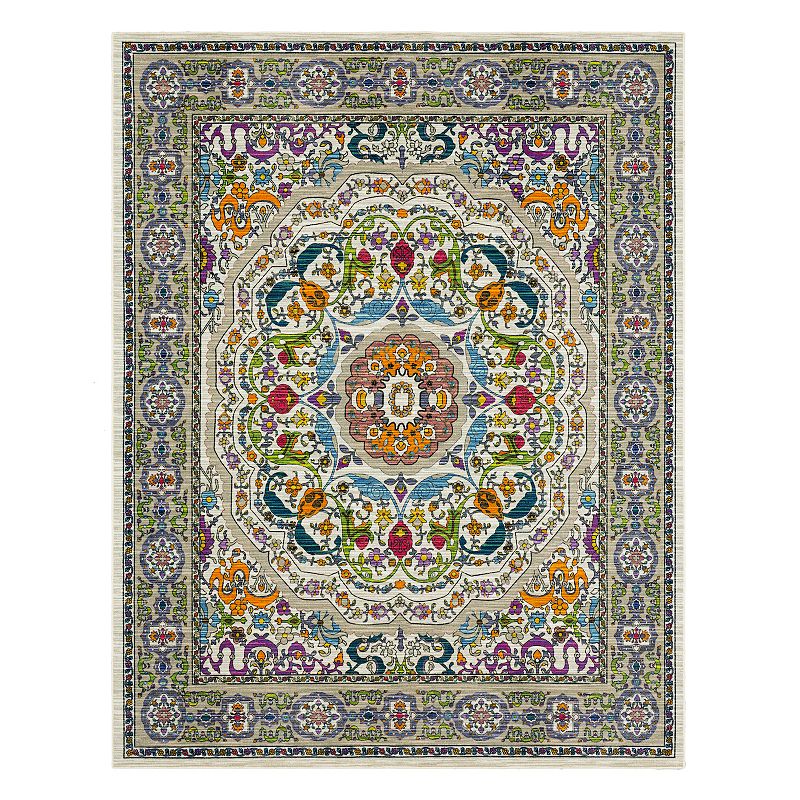 Mohawk Home Andile Area Rug, Beig/Green, 3X5 Ft