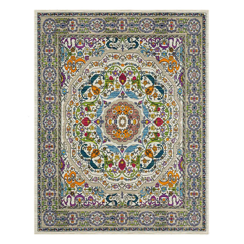 Mohawk Home Andile Area Rug, Beig/Green, 8X10 Ft