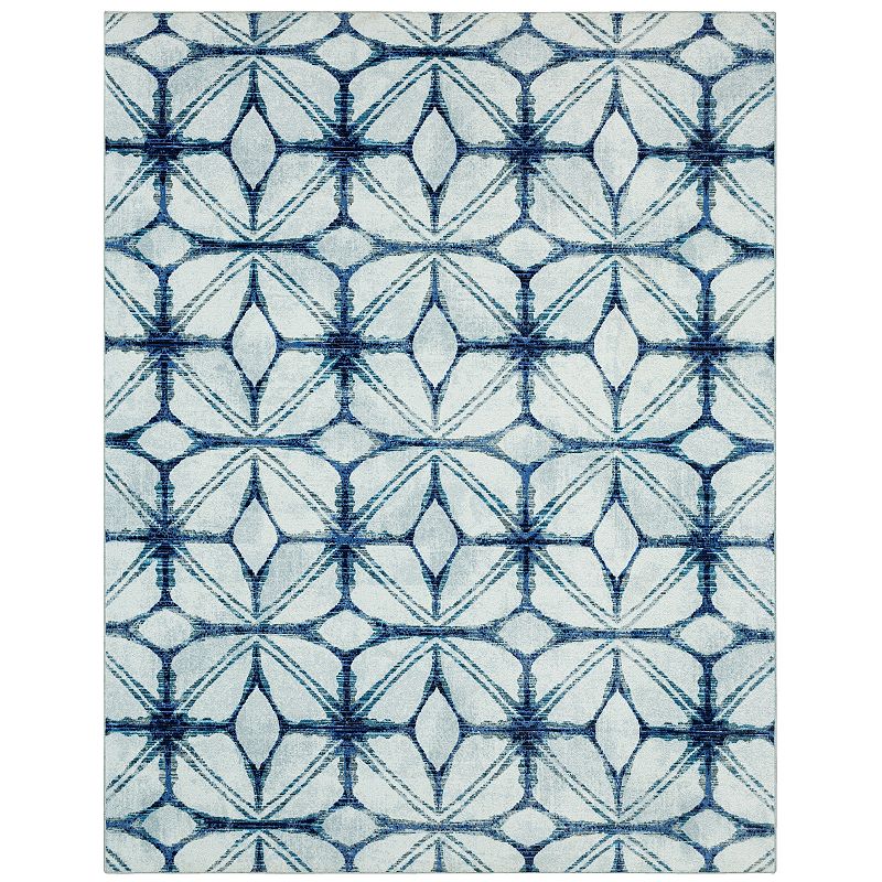 Mohawk Home Elyzabeth Area Rug, Blue, 8X10 Ft