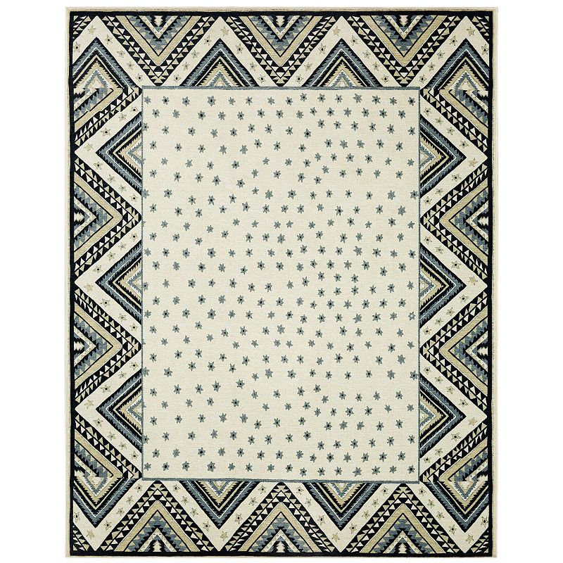 Mohawk Home Nykhole Area Rug, Black, 2.5X10 Ft