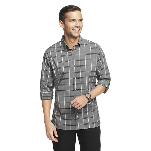 Men's Van Heusen Essential Never Tuck Classic-Fit Button-Down Shirt