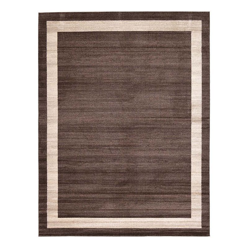 Unique Loom Maria Del Mar Rug, Brown, 8Ft Sq