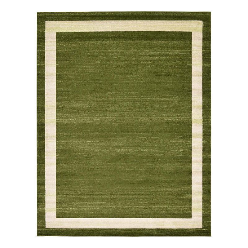 Unique Loom Maria Del Mar Rug, Green, 8Ft Rnd