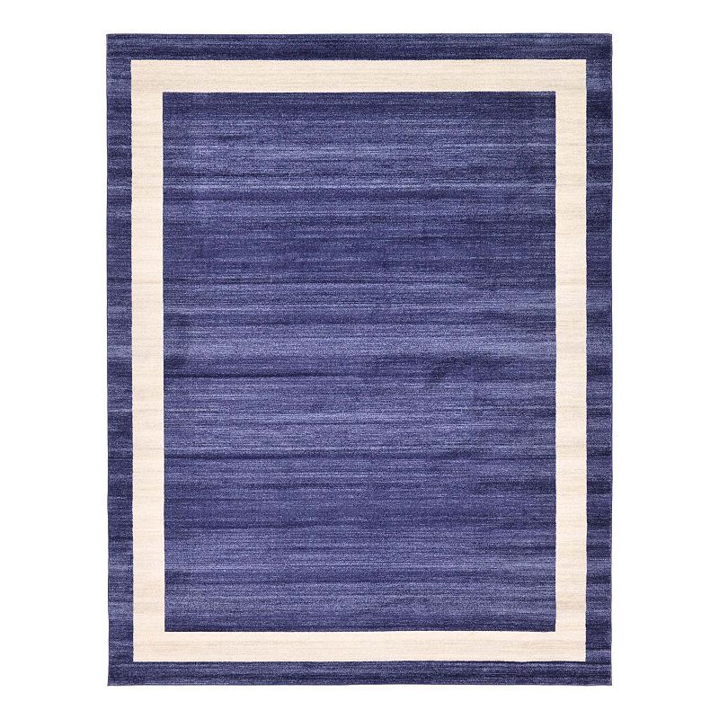 Unique Loom Maria Del Mar Rug, Blue, 8Ft Sq