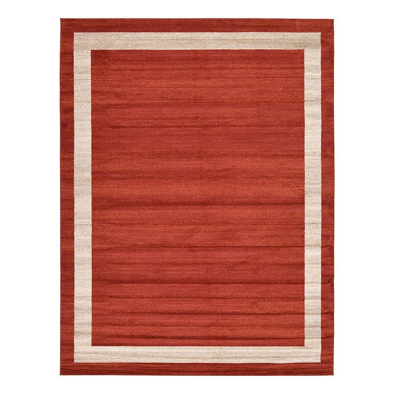 Unique Loom Maria Del Mar Rug, Red, 6Ft Rnd