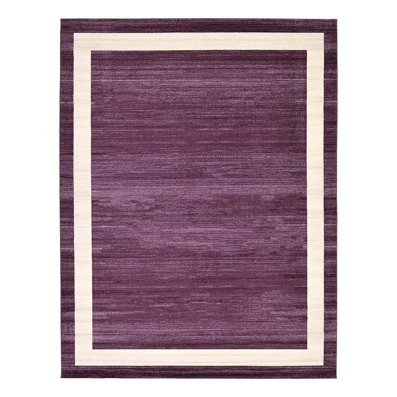 Unique Loom Maria Del Mar Rug, Purple, 8X11.5 Ft