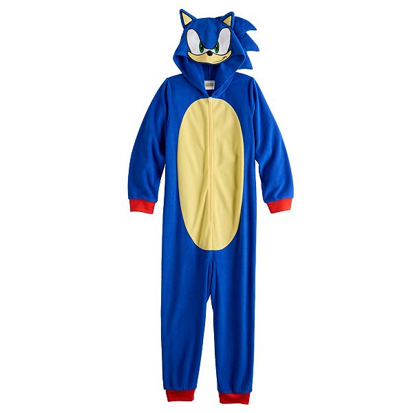 Boys 4-10 Sonic the Hedgehog 2 Fast, 2 Cool Hooded Character Romper