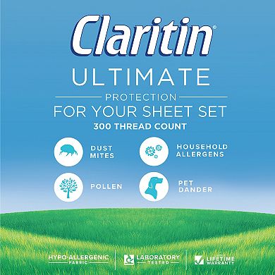 Claritin Cotton Sheet Set with Pillowcases