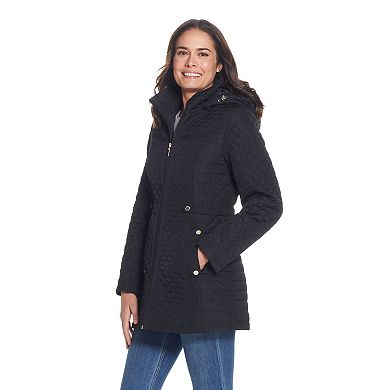 Women's Gallery Hooded Quilted Coat
